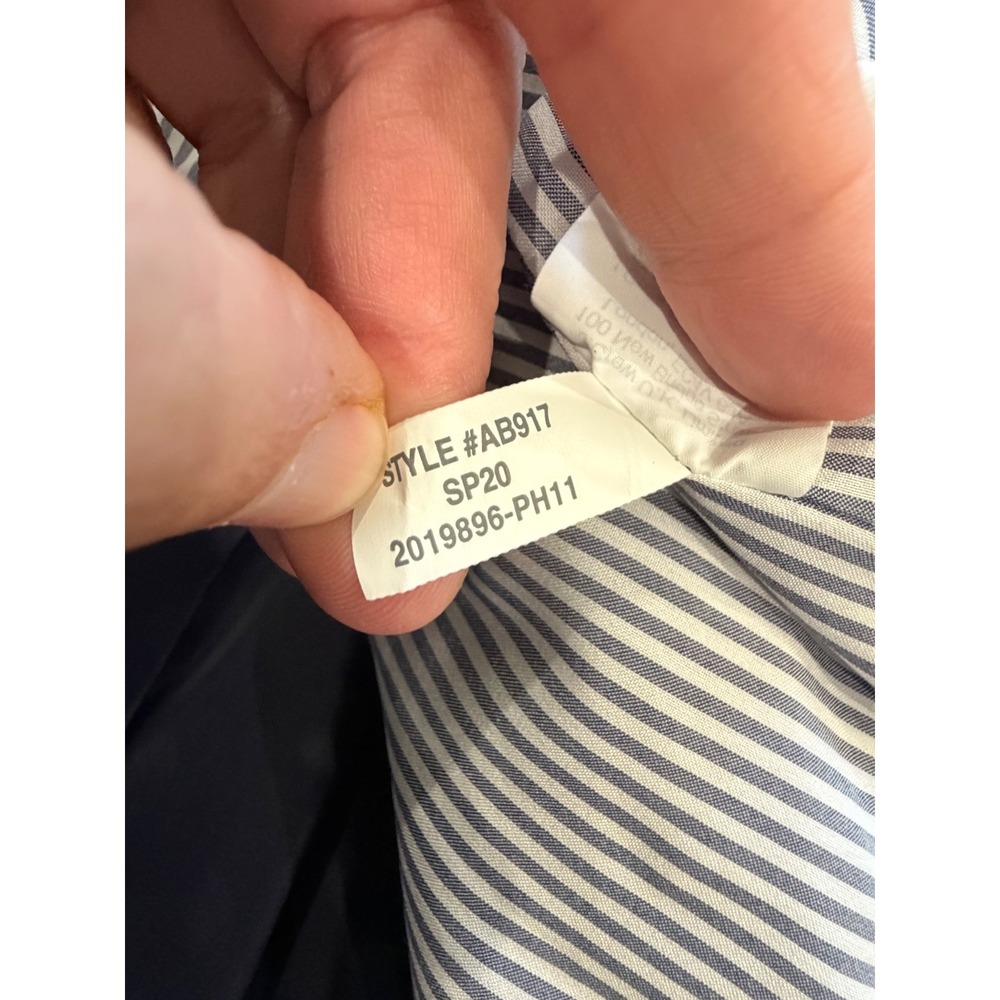 J. Crew Navy Blazer Pleated Back Gold Button Size 16 Coastal Nautical Preppy - Picture 10 of 12